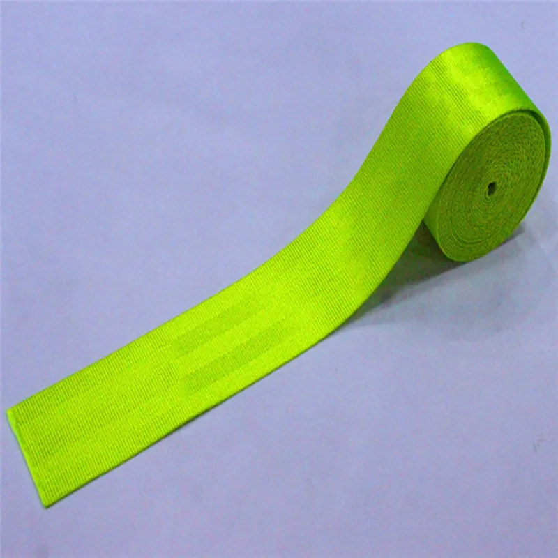 Polyester Seat Belt Webbing Strap Thicken Car Stroller Safety Harness Backpack Straps Fashion Color Ribbon | Автомобили и