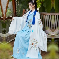elegant hanfu women classical dance wear ancient costume embroidery fairy dress tv film performance clothes