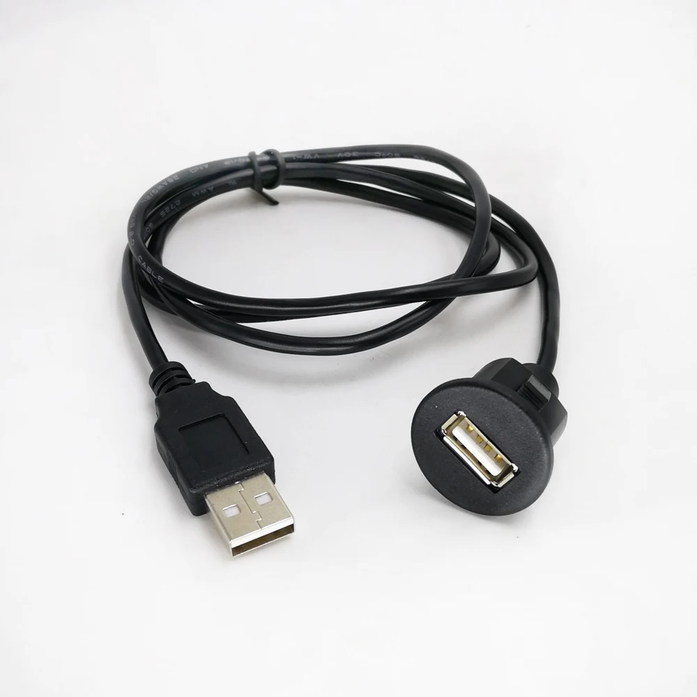 Biurlink 100 см Автомобильная лодка USB удлинительная проводка порт адаптер для Volkswagen