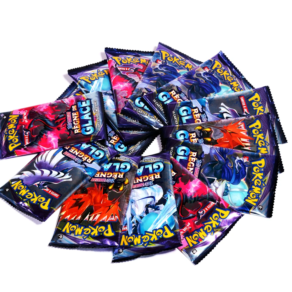 Caja de cartas de Pokemon versi&oacute;n francesa TCG: Sword & Shield, potenciador del reinado, juego de cartas de cielo en evoluci&oacute;n, regalo de cumplea&ntilde;os para ni&ntilde;os-3