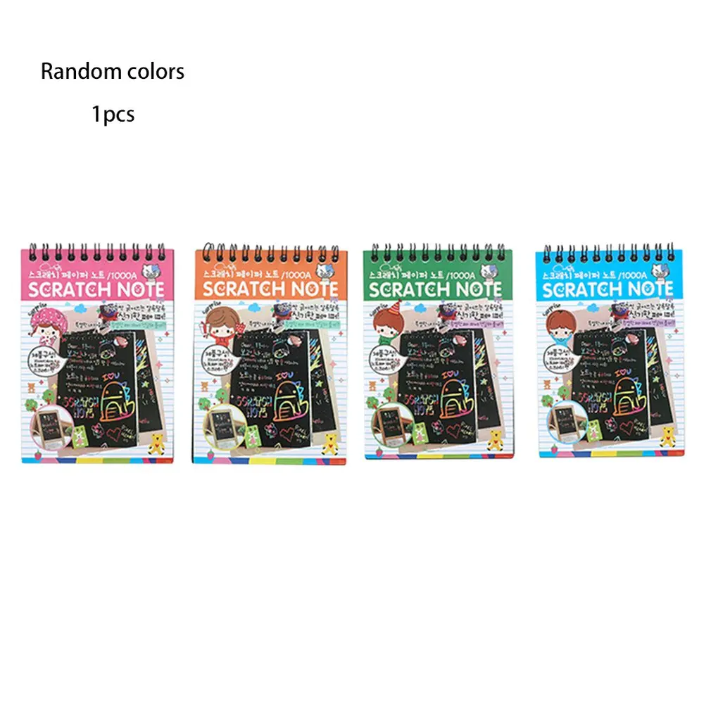 Волшебная скретч бумага для живописи с палочкой рисования Детская Игрушка