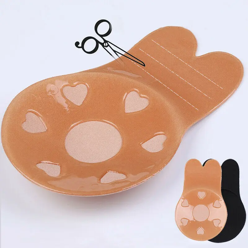 Самоклеящийся невидимый бюстгальтер пуш-ап без бретелек с открытой спиной