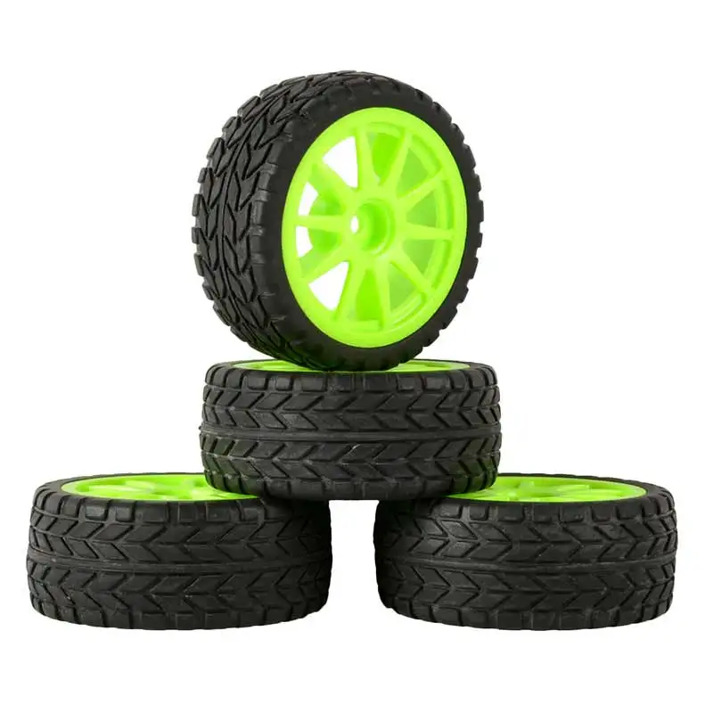 RC 910 6017 резиновые шины и пластиковые колеса 4 шт для HSP HPI 1:10 на дороге