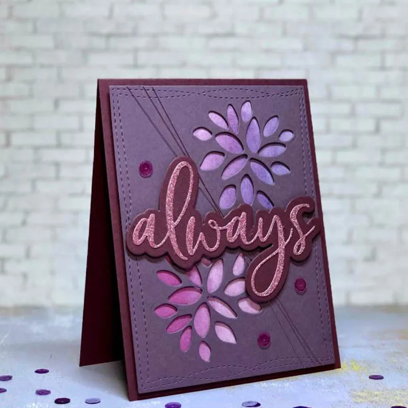 Металлические пресс формы в виде лепестков для больших пальцев трафареты