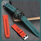 Ремешок силиконовый для часов Huawei Watch GT 2 46 мм, мягкий спортивный браслет для Samsung Galaxy 3 Watch 46 мм Gear S3 22 мм