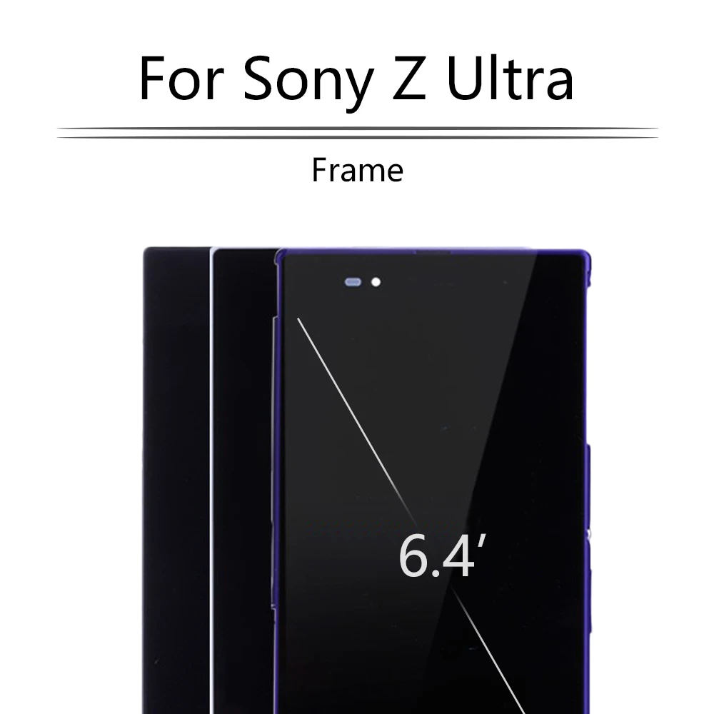 Оригинальный сенсорный ЖК экран 6 44 дюйма с рамкой дигитайзера для SONY Xperia Z Ultra