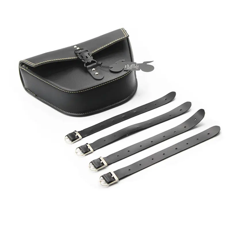 Мотоциклетная сумка из искусственной кожи для хранения багажа инструментов