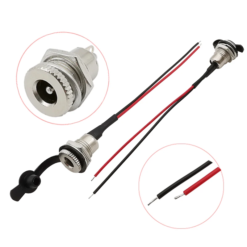 2 шт. 5 5x2 1 мм гнездовой разъем постоянного тока паяльный для монтажа панели