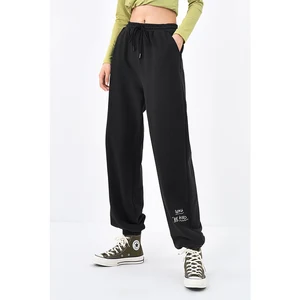 Штаны спортивные женские осенне-весенние, на шнурке