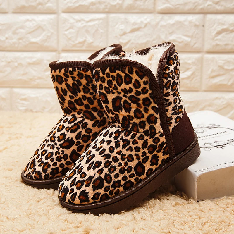 Теплые детские зимние ботинки для детей Новинка зимняя детская обувь с