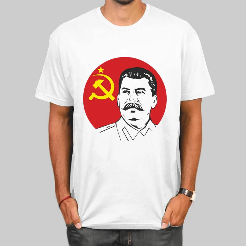 Футболки ALLIED Information JOSEPH STALIN CCCP летняя модная футболка с принтом Повседневная