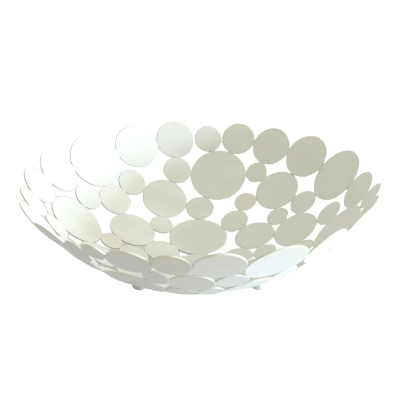 

Fruit Basket Metal Creative Countertop Bowl Desktop Display Decorative Table Storage Holder for fruit Vegetable Bread Candy