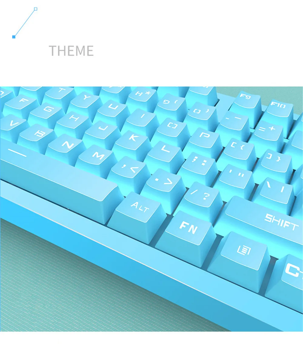 USB Проводная игровая клавиатура с подсветкой и мышь 104 брелки механическая клавиатура с ощущением игровая мышь для ноутбука PC компьютерный геймер