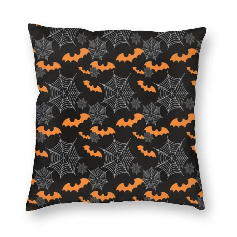 

Хэллоуин летучие мыши Подушка с пауком Чехол дома декоративные гот на скрытую ведьма волшебный чехол для подушки для автомобиля двухсторон...