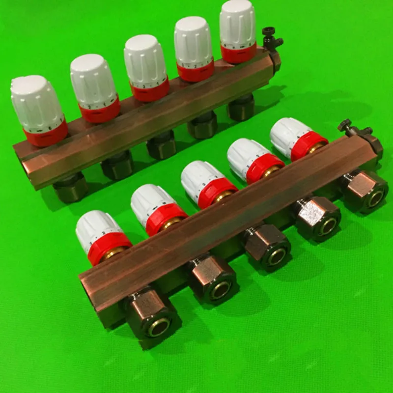 Напольный нагревательный коллектор автоматический контроль температуры