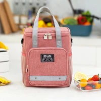 large capacity lunch bag women picnic food thermal pouch waterproof office bring meals cooler storage handbag accessories items