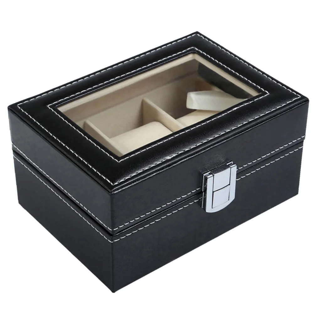 Коробка для часов чехол хранения из искусственной кожи подарочные коробки