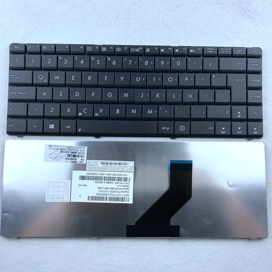 

Latin Laptop Keyboard For Asus K45D K45DR K45D K45DV K45N Black La Layout