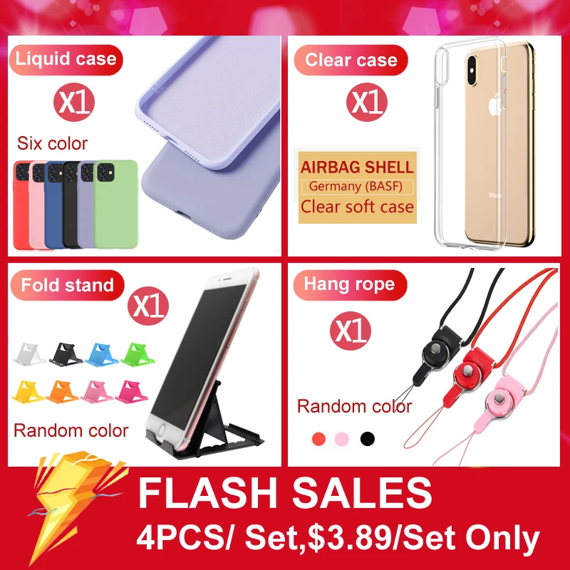 Ультратонкий прозрачный силиконовый чехол для iPhone 11 Pro Max X XS MAX XR 5S 6s 5 6 7 8 Plus мягкий