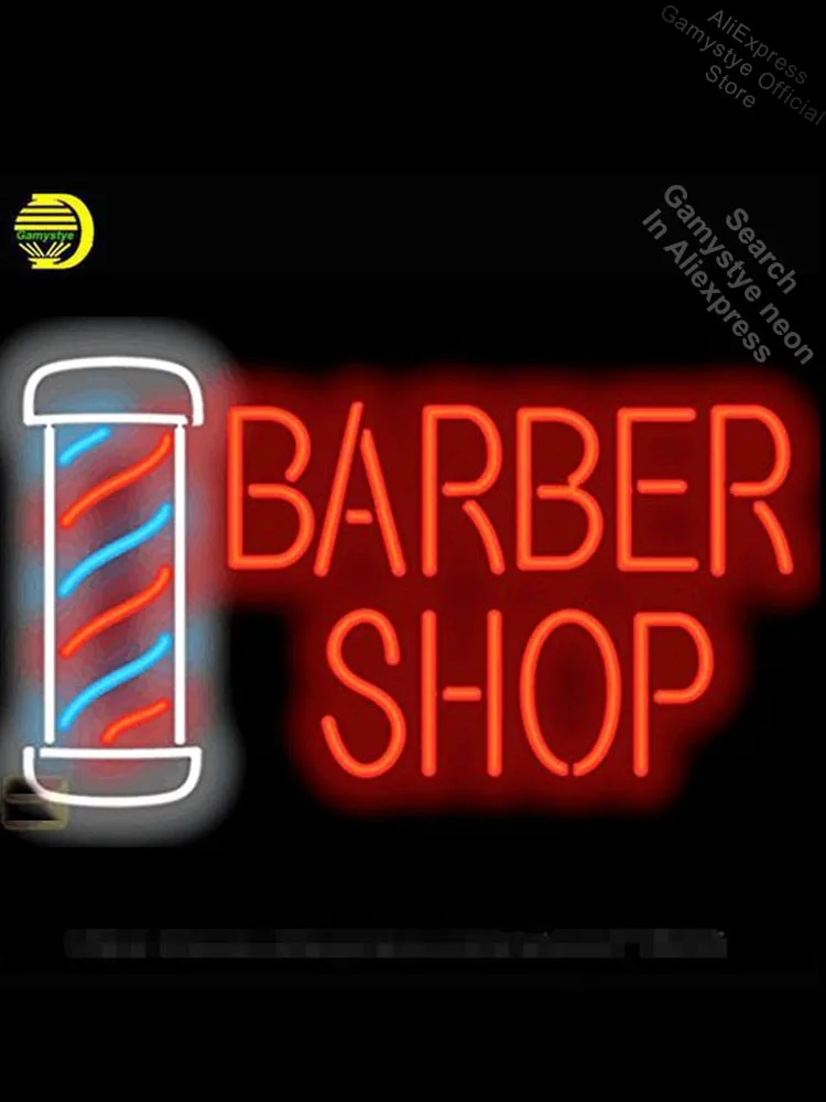 

Neon Sign for Barber Shop Pole neon bulb Sign Beer Bar Pub Neon lights Windows Garage Wall Sign Neon Signs For Home Bright Color