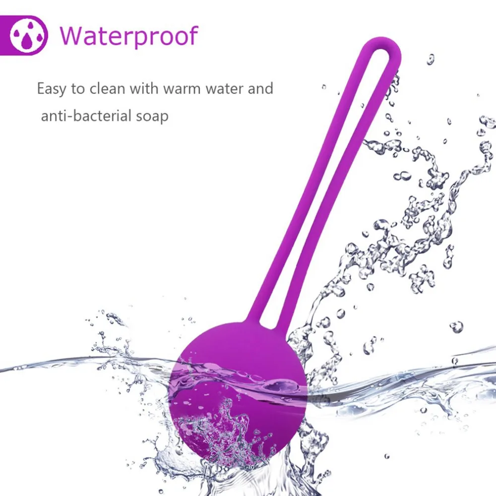 Безопасный силиконовый умный тренажер для укрепления мышц влагалища шарик