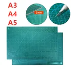 Самовосстанавливающийся двойной коврик для резки и шитья, ПВХ доска для квилтинга, скрапбукинга, кожевенного ремесла, A3, A4, A5