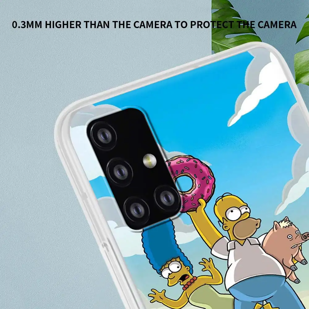 

Homer Simpson Phone Case For Samsung Galaxy A51 A71 A50 A21s A31 A10 A20e A41 A70 A30 A11 A40 A10s Soft Matte Cover