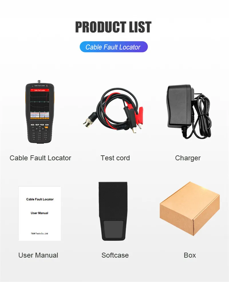 Кабель связи TDR для обнаружения неисправностей тестер дефектов длина кабеля