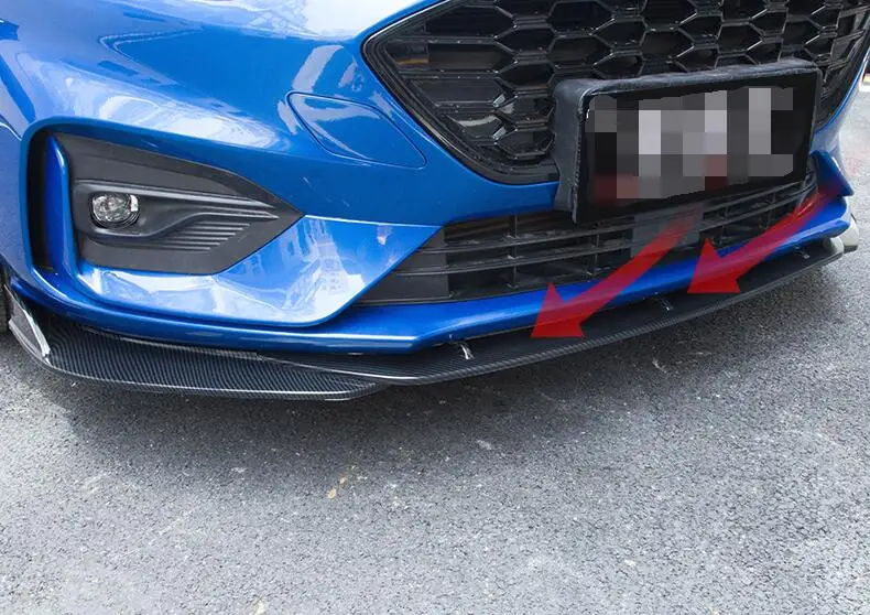 Для Ford Focus SC ABS защита для заднего бампера 2018 2019 Body kit задний спойлер передней