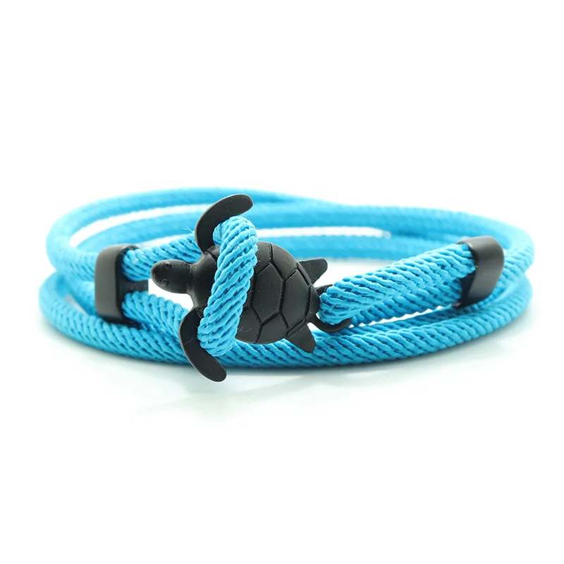 Браслет в стиле бохо для мужчин и женщин красная веревка подвеска ручной работы