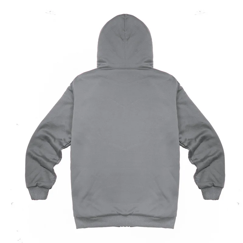 Adisputent Autumn Winter Thick Men Suits Men's Sportswear Tracksuit with Zipper Hoodie Two Pieces Set Drawstring chandal hombre
