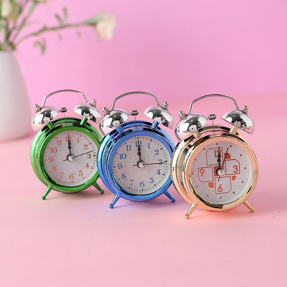 Часы-Будильник механические в стиле ретро с двойными колокольчиками | Дом и сад