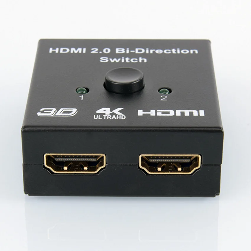 HDMI-совместимый двунаправленный переключатель 1 для 2 разветвителей Full HD 1080p 3D 4K x 2K видео HDMI переключатель 1 в 2 выход для HDTV