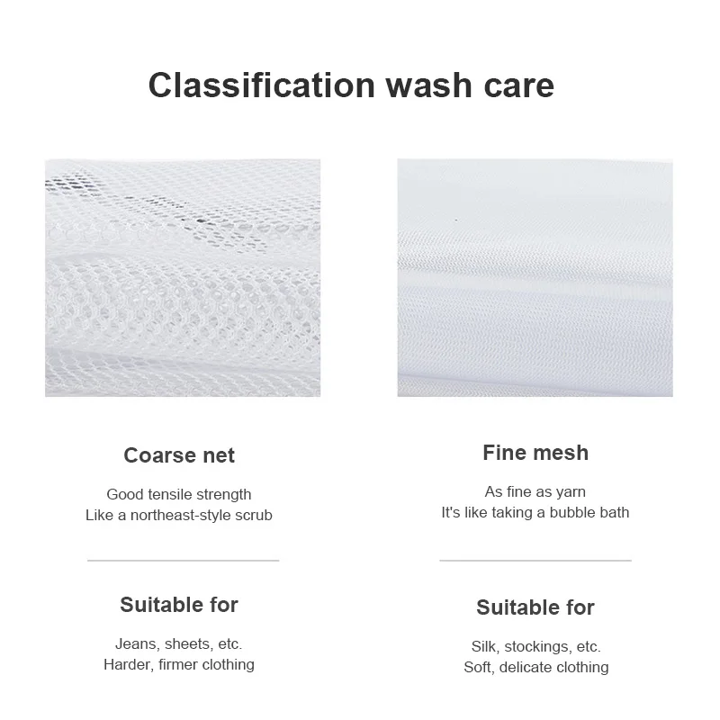 

1PC Washing Mesh Bag Laundry Bags Socks Organizer Washing Machines Mesh Bra Bag Zipper Storage Bag Underwear Barrel 11 Sizes