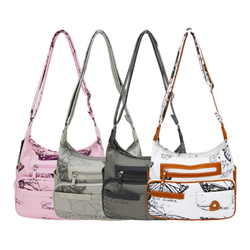 

Gagacia Woman's Fashion Crossbody Bag PU Leather Butterfly Print Versatile Shoulder Bags For Woman New All-match Chinese Style