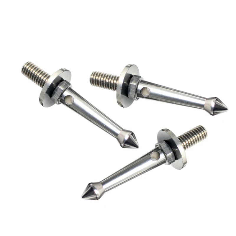 3/8 дюйма с резьбой Замена Трипод шипы 3 шт нержавеющая сталь прочный DIY крепление