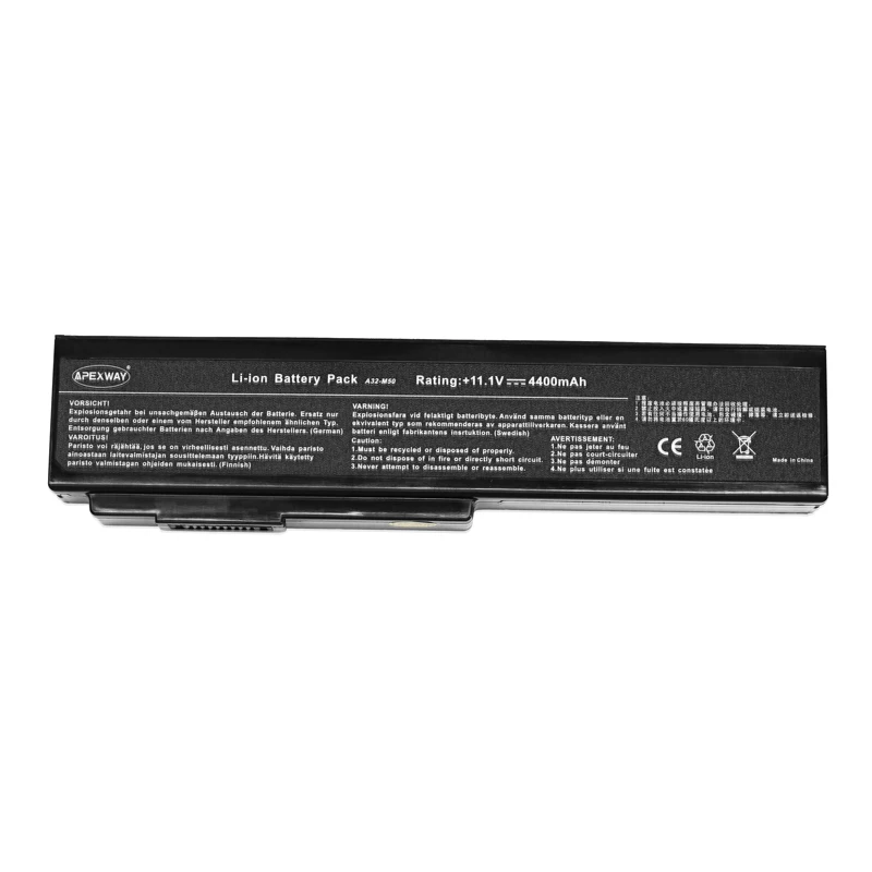 ApexWay 11 1 v Аккумулятор для ноутбука Asus A32 N61 M50 A33 L062066 N53 Series N61D N61J N61JA N61JQ N61JV N61V N61VF
