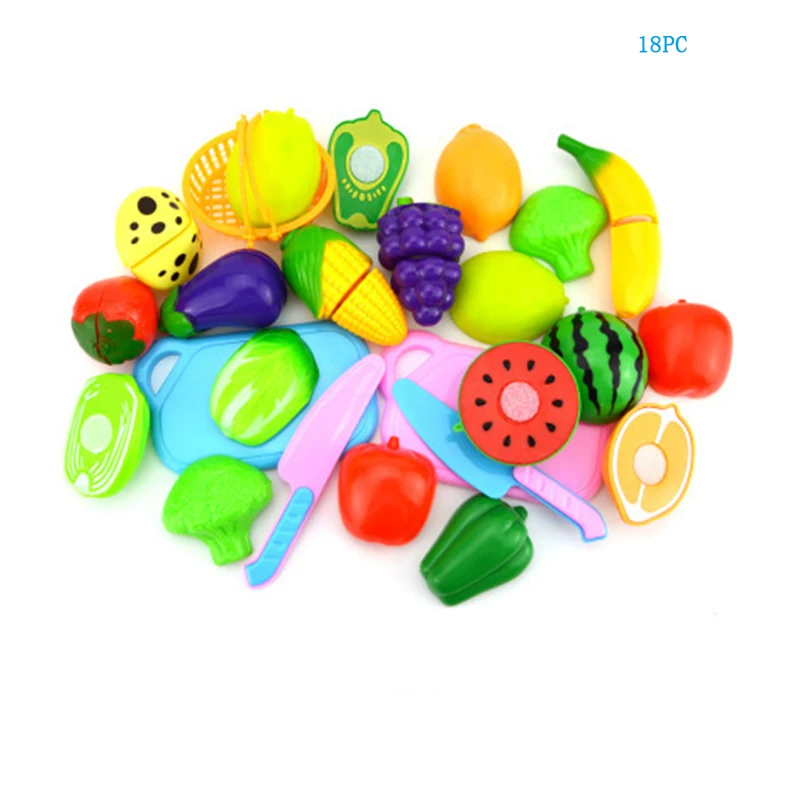 32 штуки Детская ролевая Кухня для фруктов и овощей Еда игрушка резка подарочный