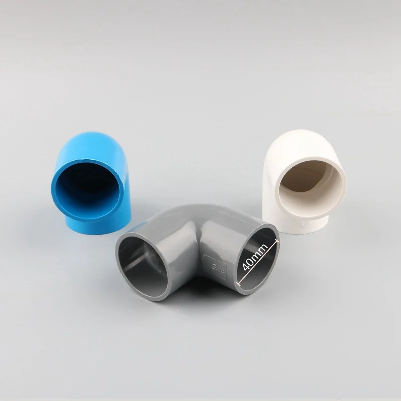 8 шт. ПВХ 90 градусов равный локоть дренажная труба адаптер соединитель для сада