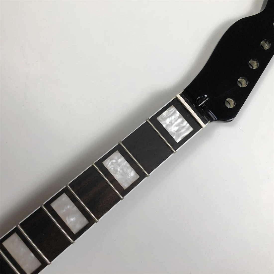 Reverse Head Electric Guitar Neck 22 Fret 25.5 inch Maple Rosewood Fretboard Block inlay Gloss DIY Guitar Part