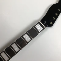 reverse head electric guitar neck 22 fret 25 5 inch maple rosewood fretboard block inlay gloss diy guitar part