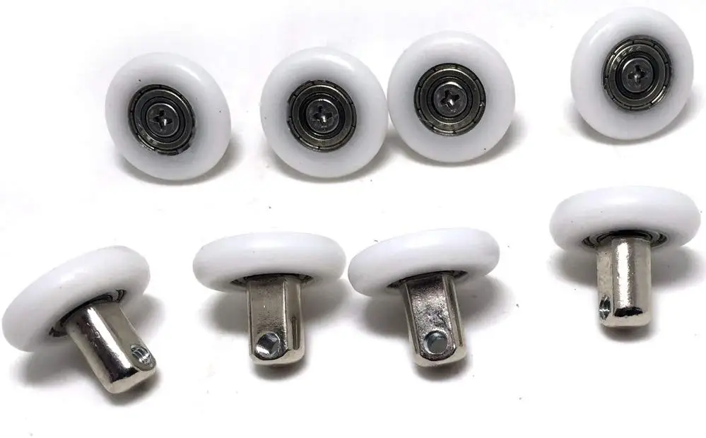 

4 шт./8 шт. ролики для двери душа/дорожки/колеса 19 мм-27 диаметр запасные части CY-104