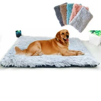 pet dog bed mat winter warm plush pad for small large dog cat washable non slip soft mat pet accessories for dropshipping
