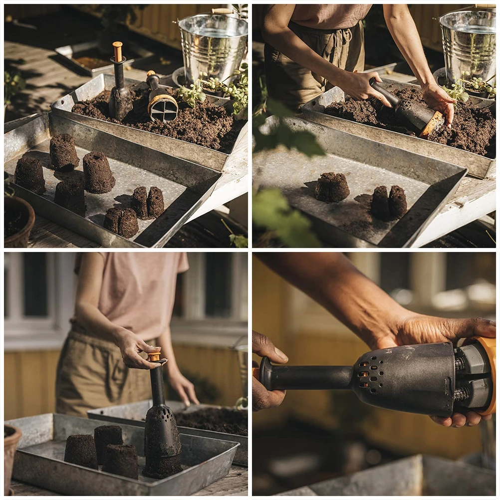 

Manual Soil Block Maker Plant Soil Block Maker Soil Blocking Tool Create Soil Block For Seedlings Greenhouse Garden Accessories