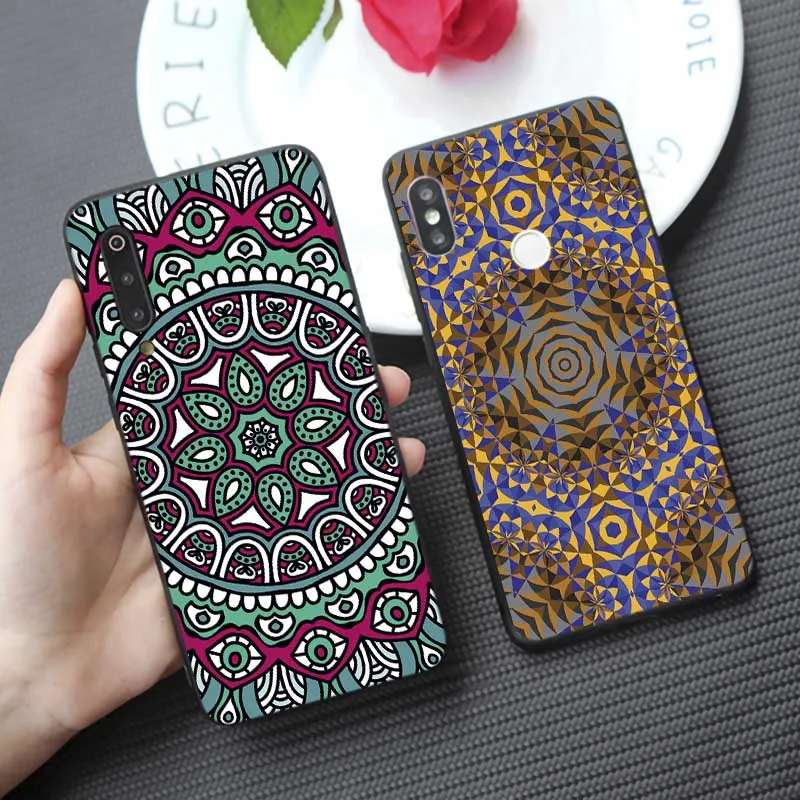ethnic style Phone Case for samsung galaxy a50 a70 a30 a40 a20 s8 s9 s10 plus Soft silicone Cover |