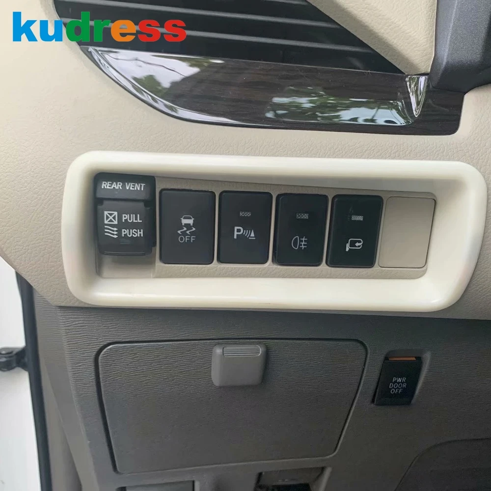 Для Toyota Sienna 2019 2020 углеродное волокно переключатель фар автомобиля крышка отделка