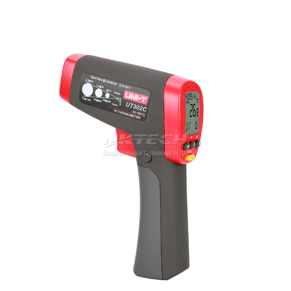 UNI T лазерный инфракрасный термометр для измерения температуры UT301A + UT301C UT302A UT302C