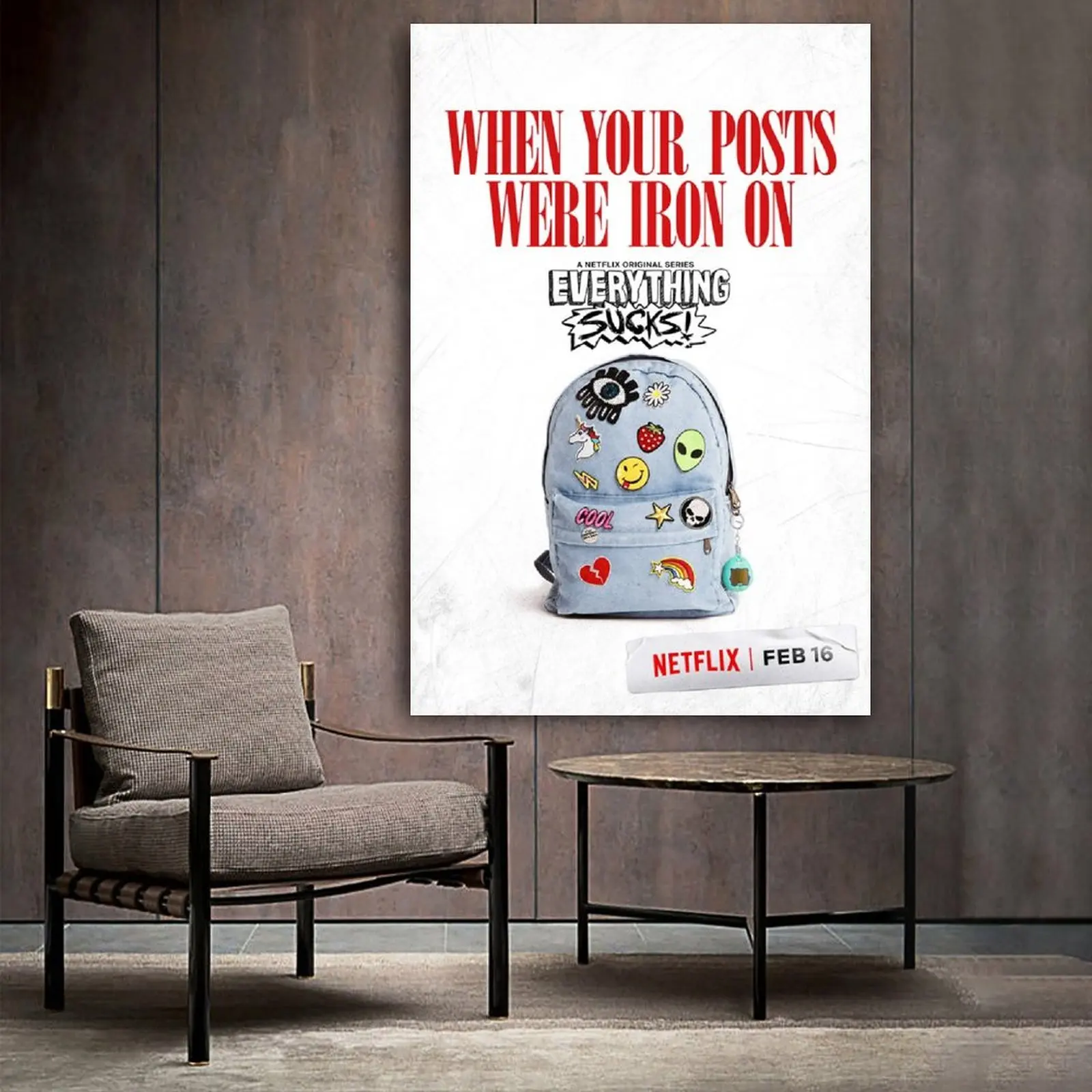 

Everything Sucks! TV Show Poster Poster Decorative Painting Canvas Wall Art Living Room Posters Bedroom Painting