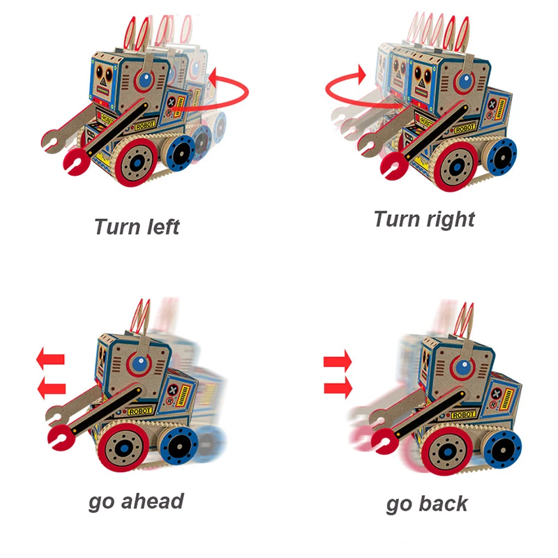 DIY робот пульт дистанционного управления электрическая сборка детские игрушки