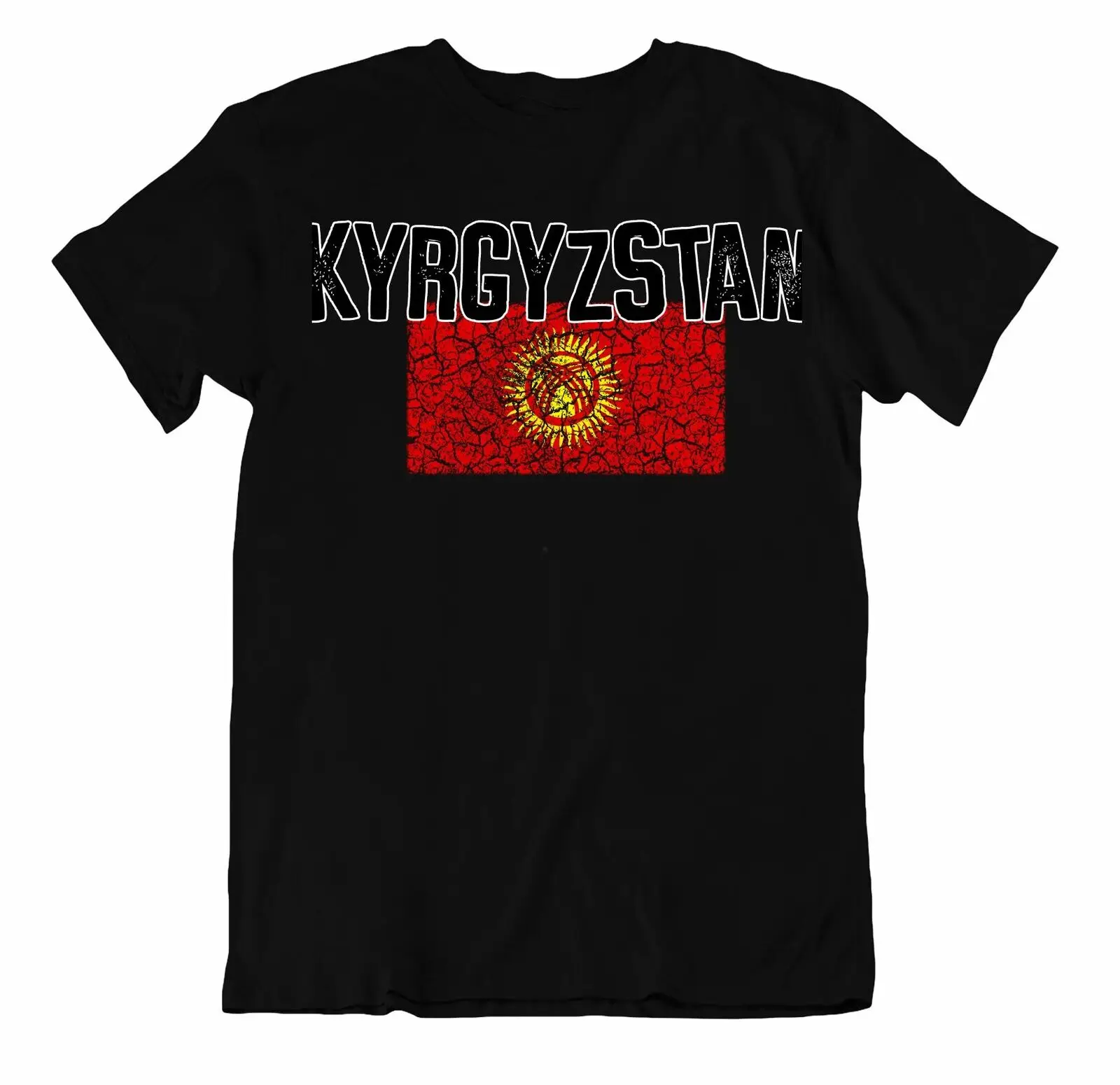 

Flag T-Shirt Kyrgyzstan Fashion Country Souvenir Gift Tee Pride logo